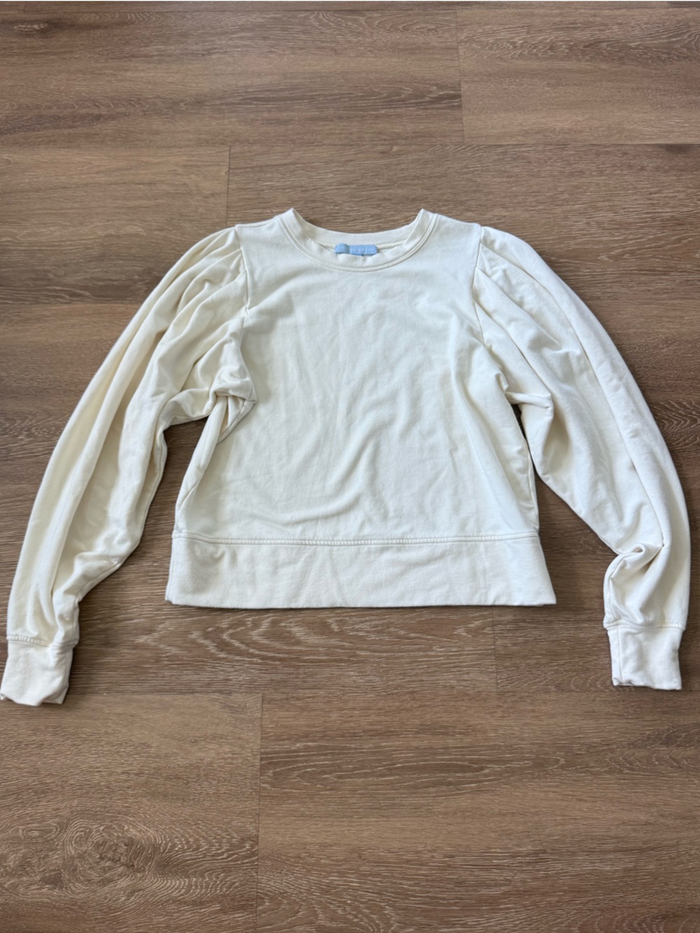 ANTONIO MELANI Cream Puff Sleeve Sweater